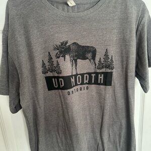 Gray Graphic T-Shirt assorted. All for 15 size M and L